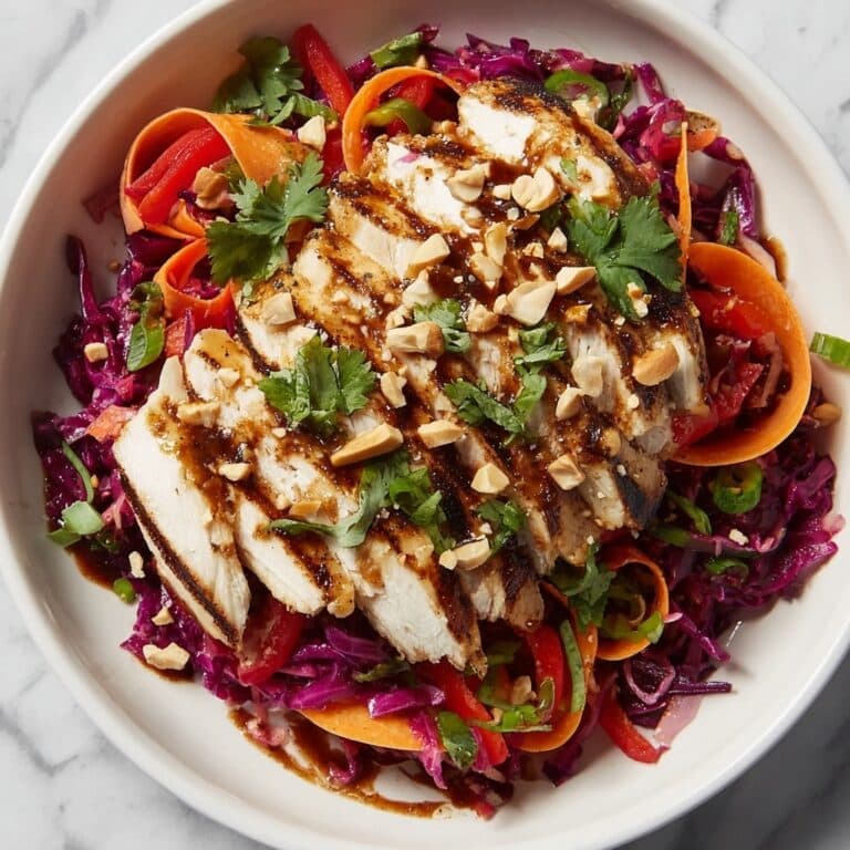 Carrot Ribbon Chicken Slaw Recipe