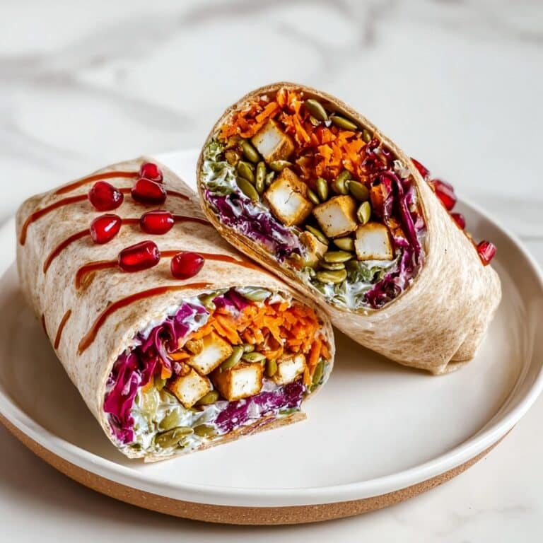 Sweet Chili Tofu Crunch Wrap Recipe