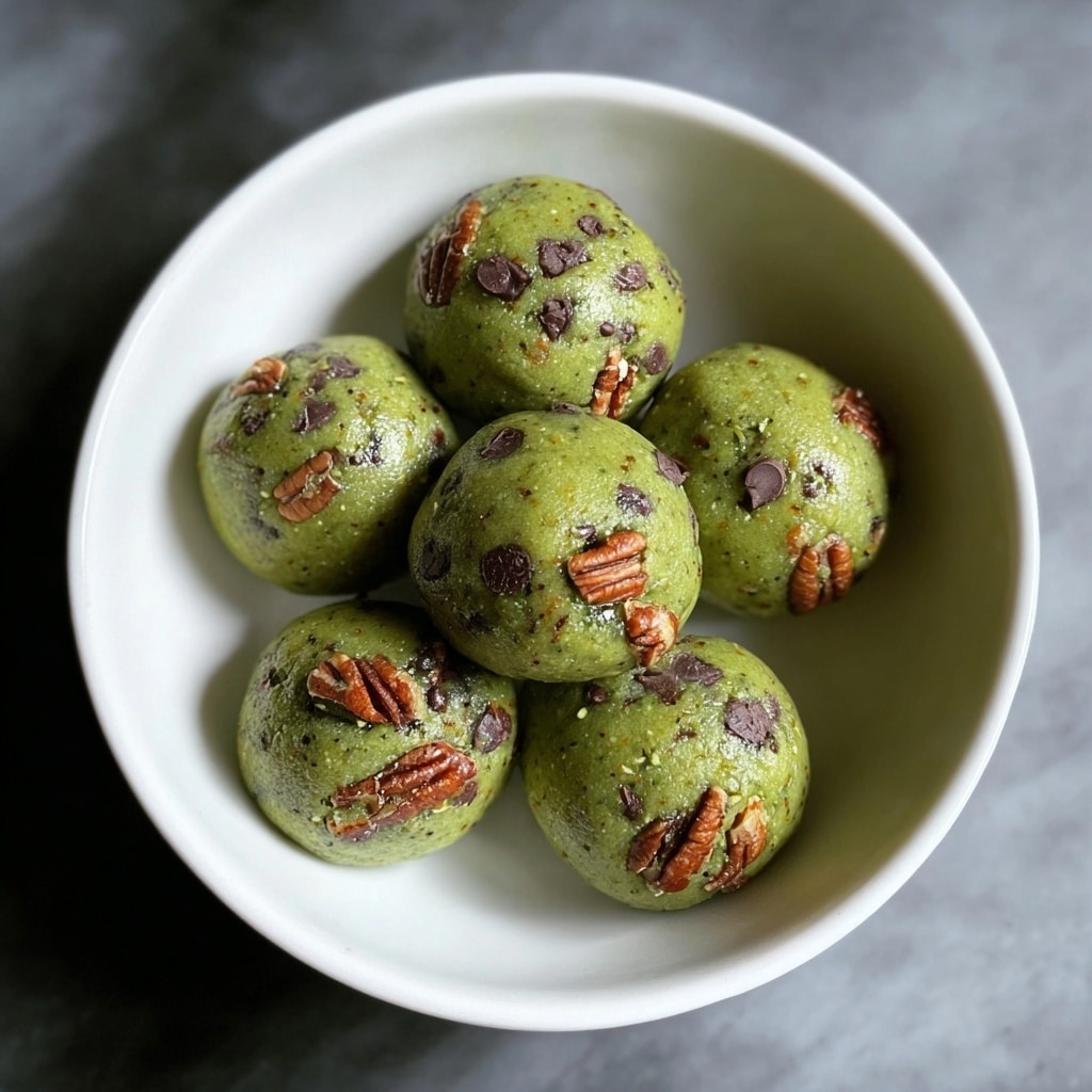 Matcha Gingerbread Protein Bites Recipe - Recipe Image