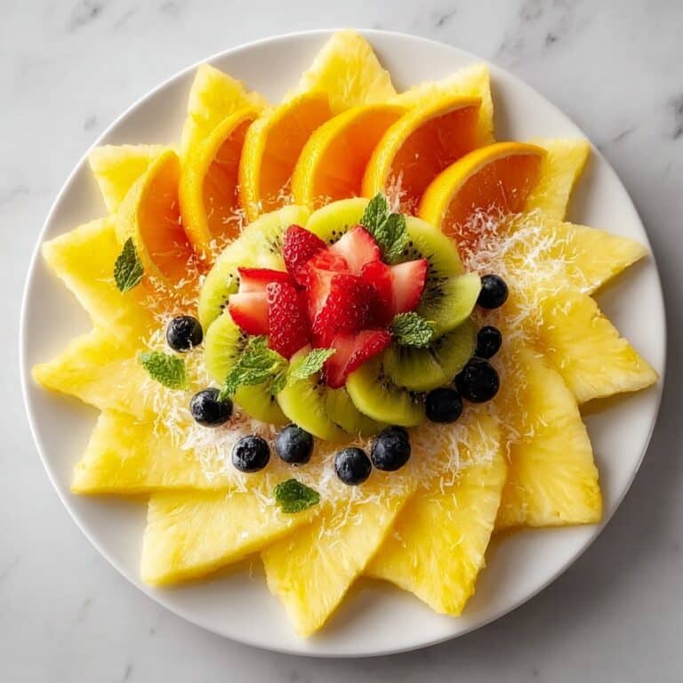 Tropical Pineapple Fruit Platter Recipe