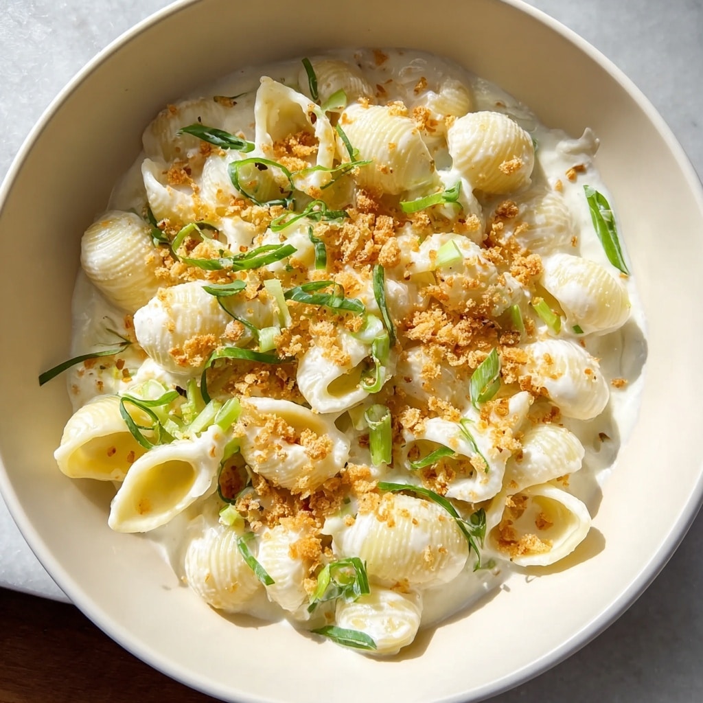 Japanese Inspired Creamy Miso Ditalini Recipe - Recipe Image