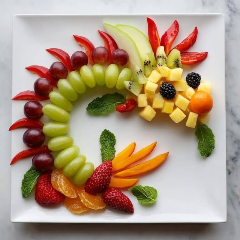 Dragon-Shaped Fruit Platter Recipe