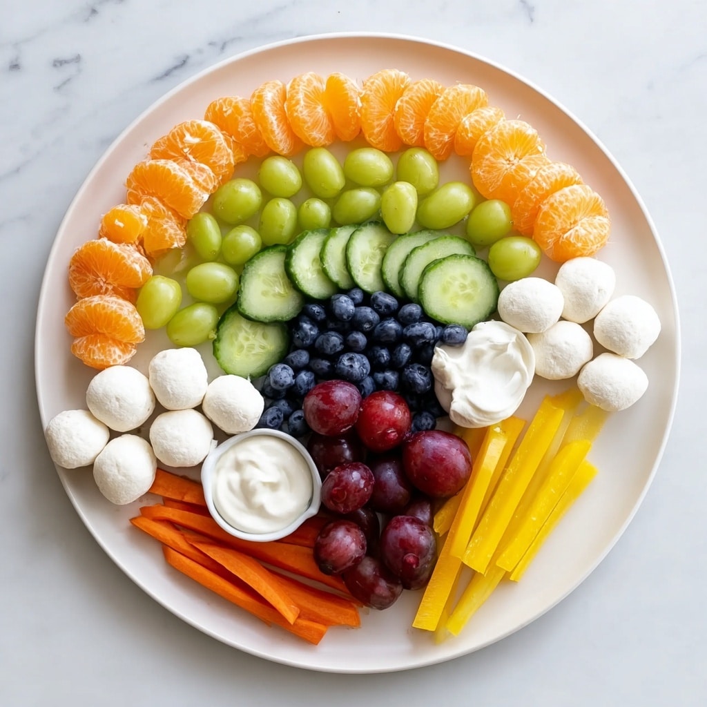 Rainbow Cloud Snack Board Recipe - Recipe Image