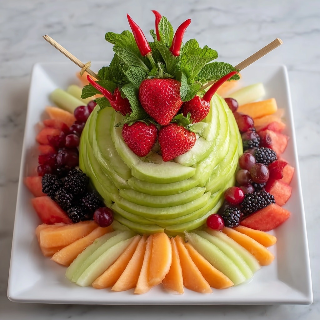 Dragon-Shaped Fruit Tray Recipe