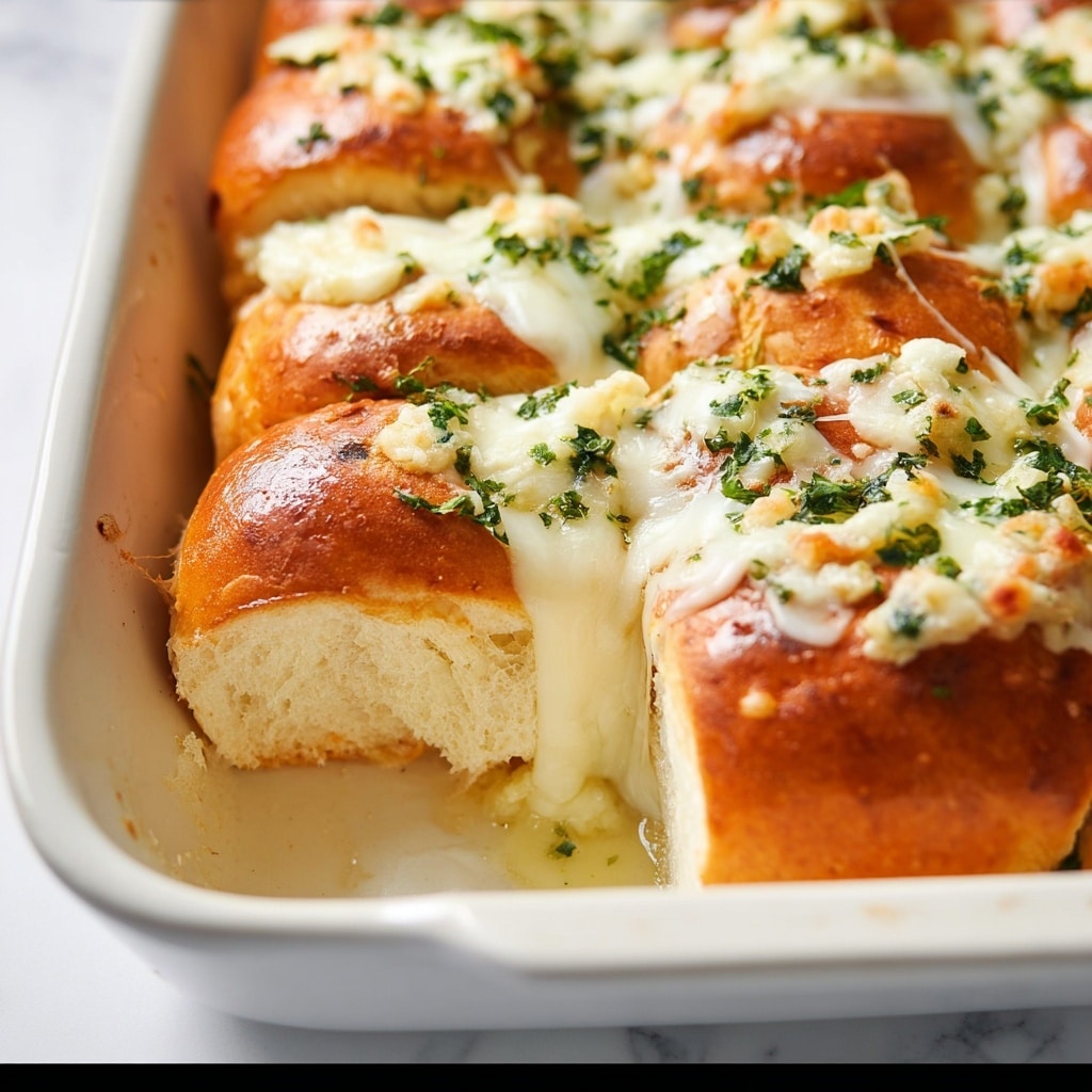 Cheesy Garlic Hawaiian Rolls Recipe - Recipe Image
