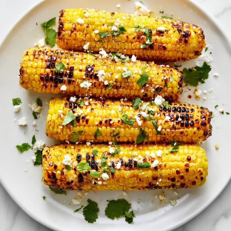 Grilled Corn with Cilantro-Lime Butter Recipe