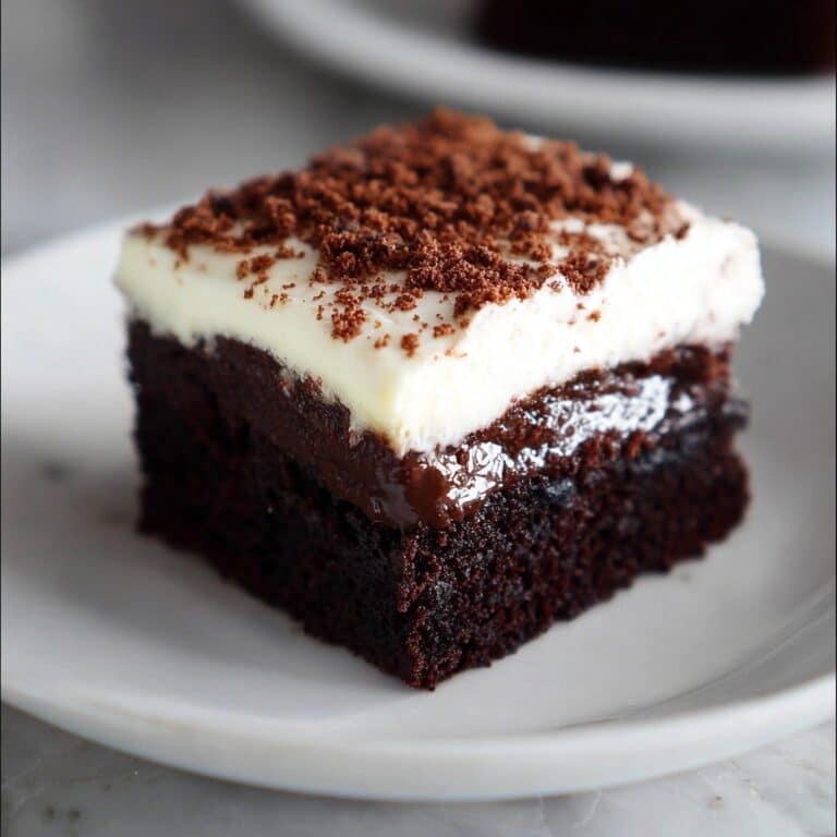 Thin Mint Chocolate Poke Cake Recipe