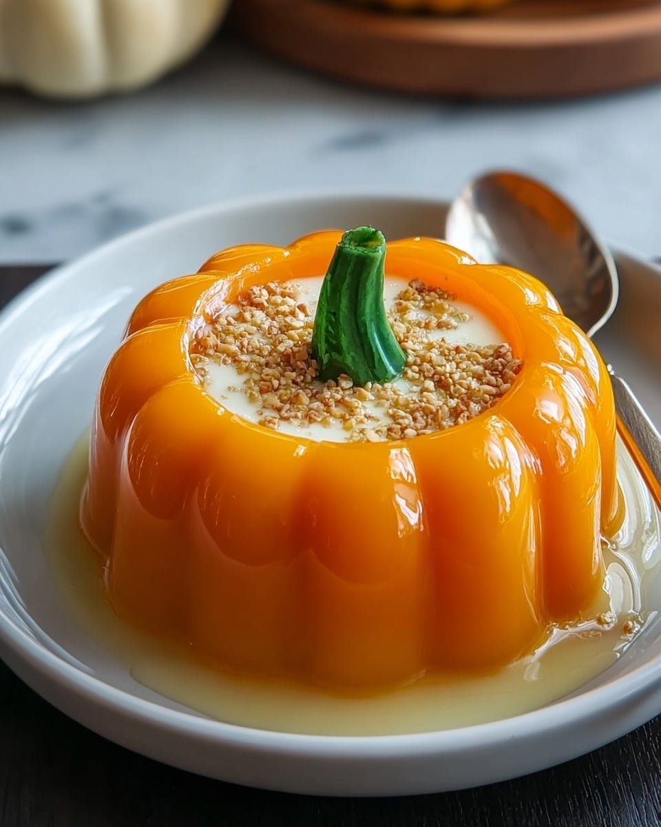 Sangkaya Faktong: Thai Kabocha Pumpkin Custard Recipe - Recipe Image