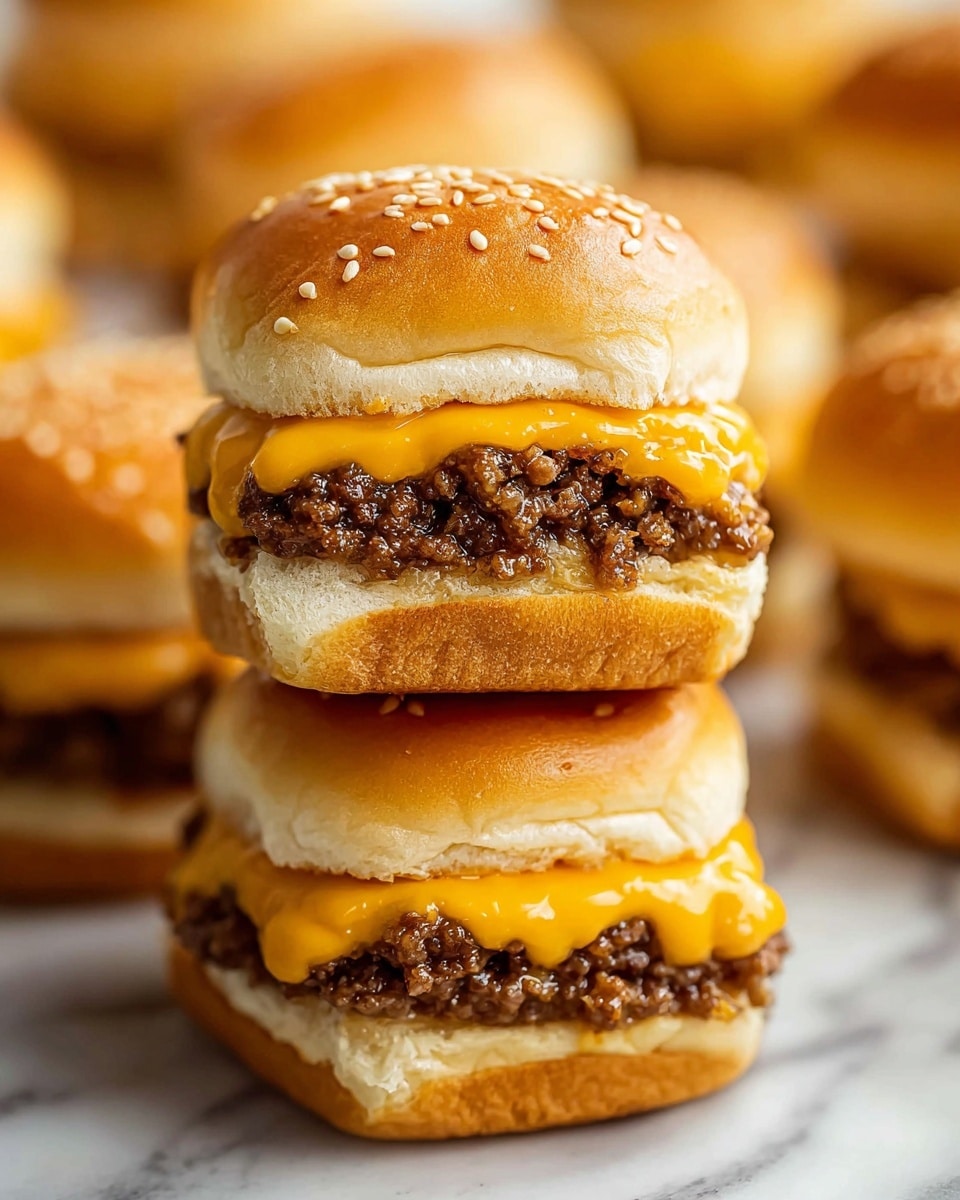 Cheeseburger Sliders Recipe - Recipe Image