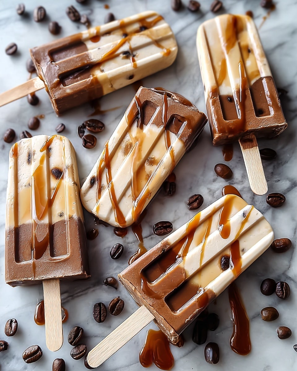 Vanilla Cold Brew Coffee Popsicles Recipe - Recipe Image