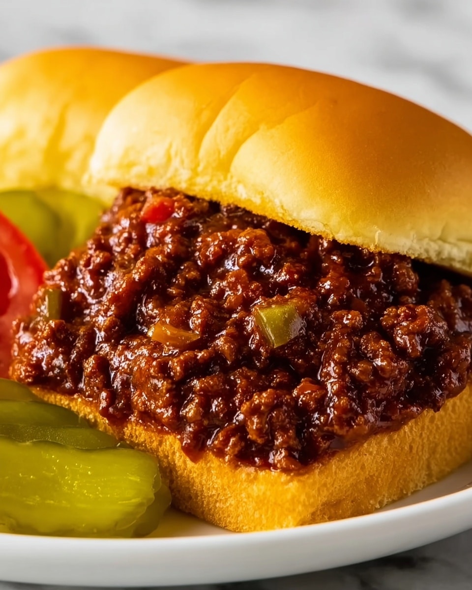 Sweet and Tangy Homemade Sloppy Joes Recipe - Recipe Image