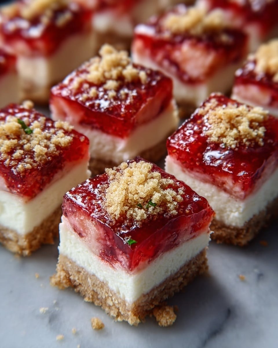 Strawberry Crunch Cheesecake Bites Recipe - Recipe Image