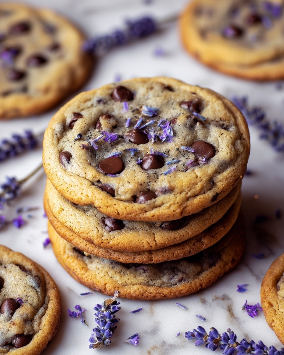 Lavender Chocolate Chip Cookies Recipe - Recipe Image