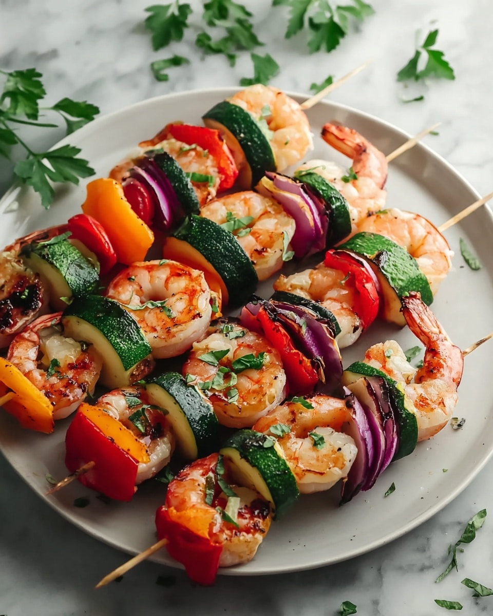Spicy Shrimp and Veggie Skewers Recipe - Recipe Image