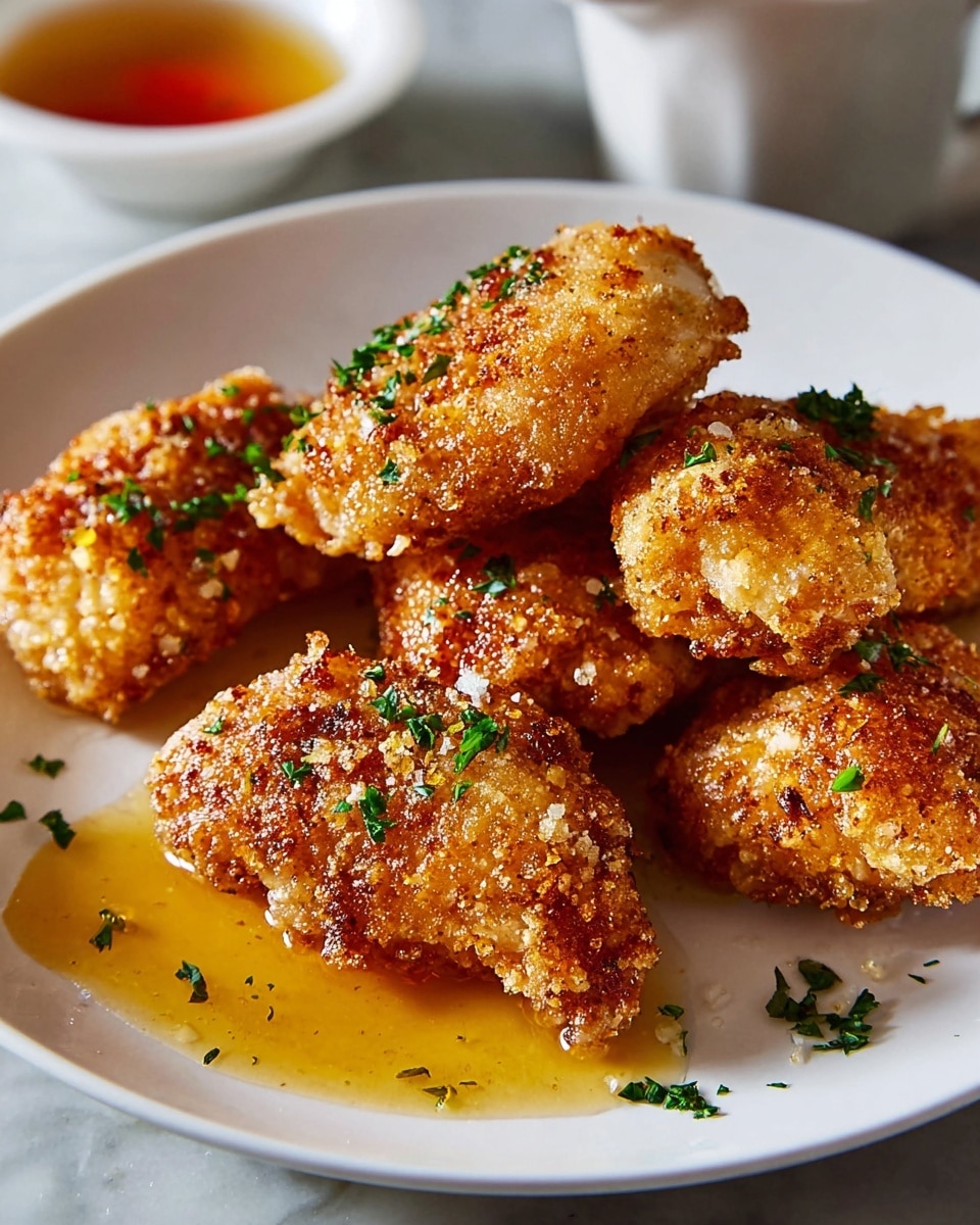 Crispy Garlic Parmesan Chicken Tenders Recipe - Recipe Image