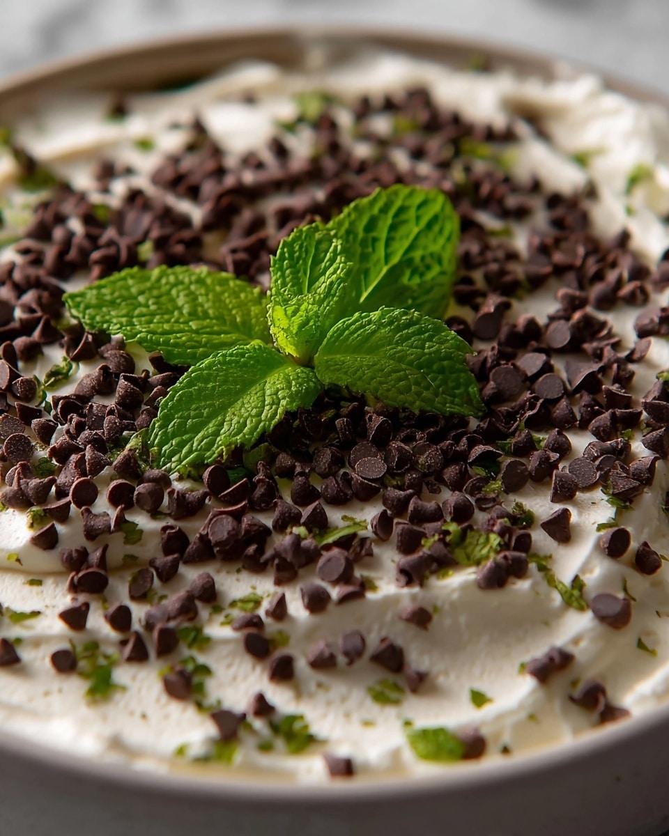 Mint Chocolate Chip Cheesecake Dip Recipe - Recipe Image