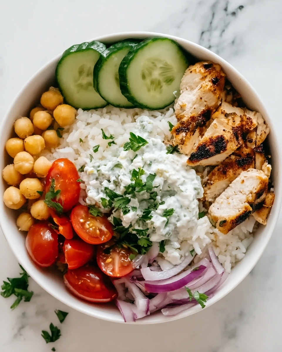 Mediterranean Chicken & Rice Bowls Recipe - Recipe Image