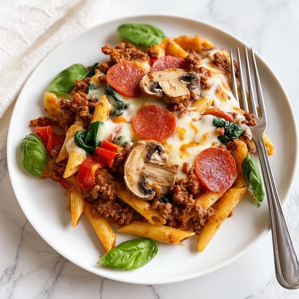 High Protein Italian Beef Pasta Bake Recipe - Recipe Image