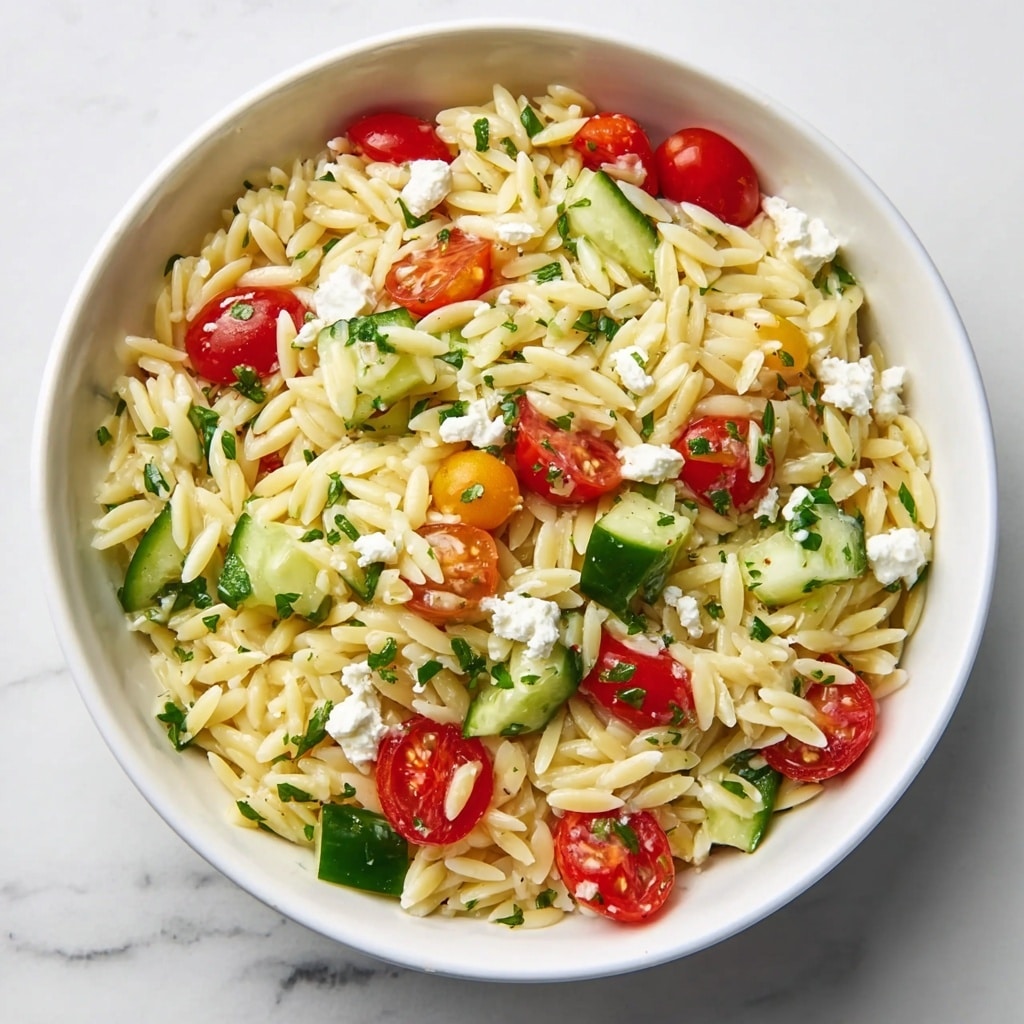 Greek Orzo Salad Recipe - Recipe Image