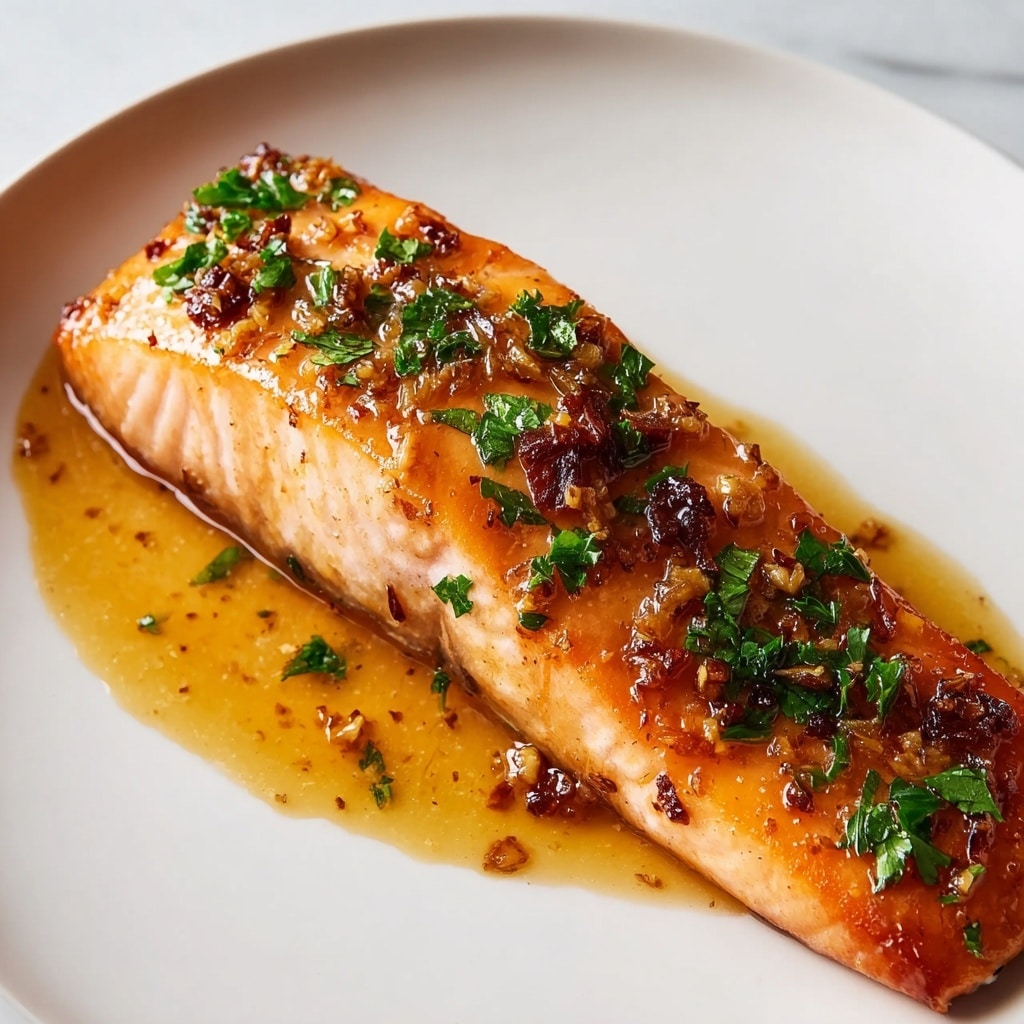 Honey Garlic Glazed Salmon Recipe - Recipe Image