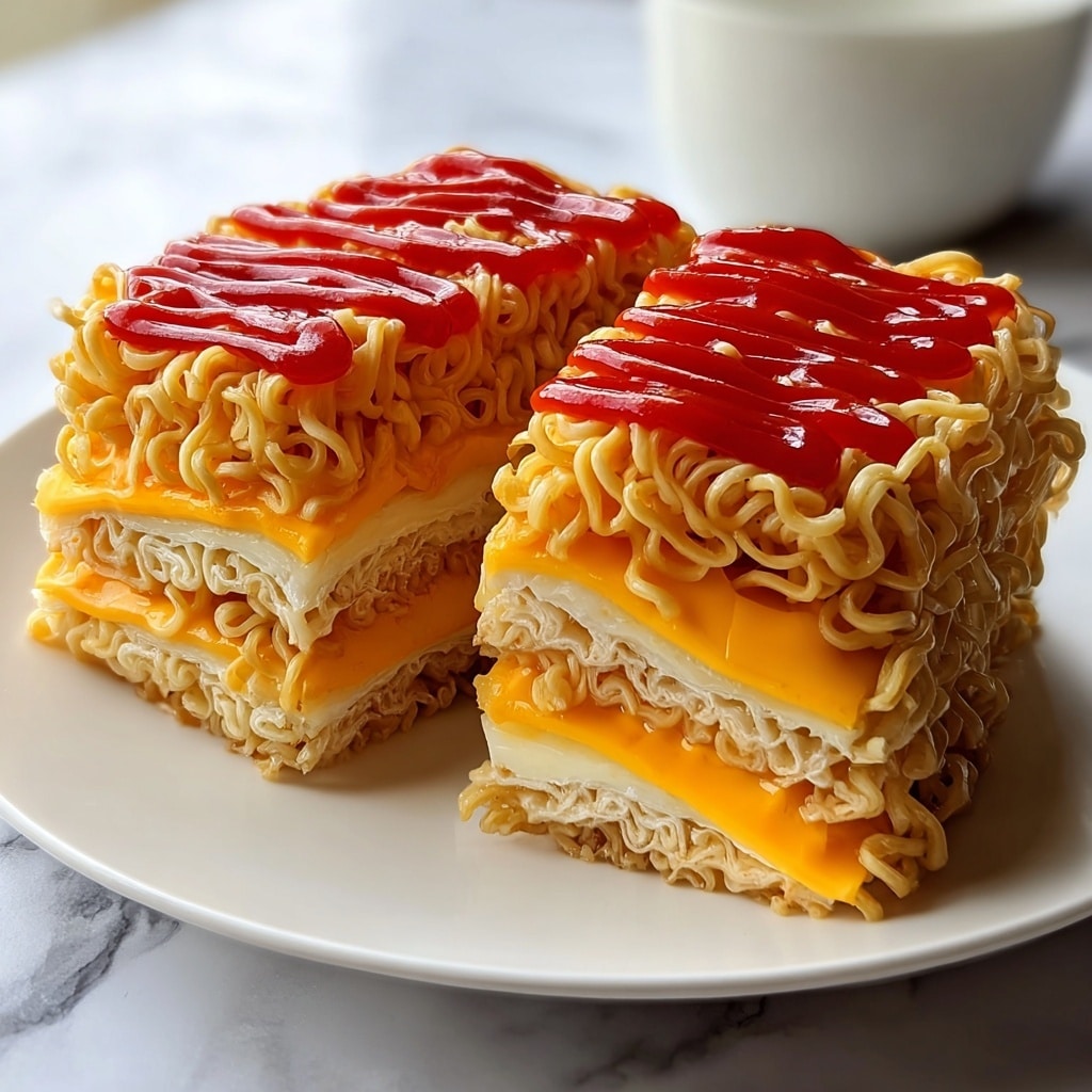 Instant Ramen Grilled Cheese Recipe - Recipe Image