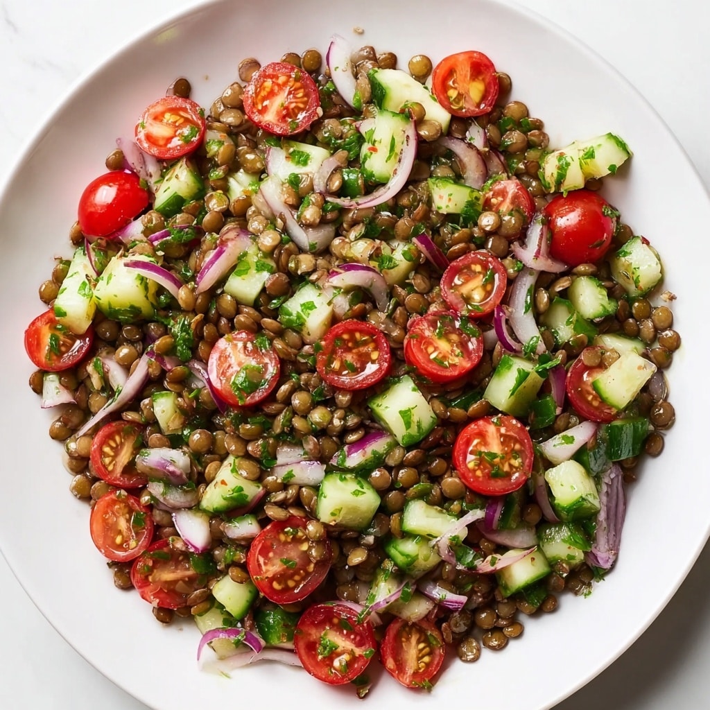 Lentil Salad with Vinaigrette Recipe - Recipe Image