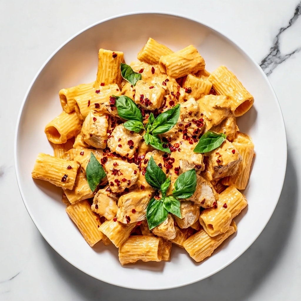 Spicy Vodka Chicken Pasta Recipe - Recipe Image