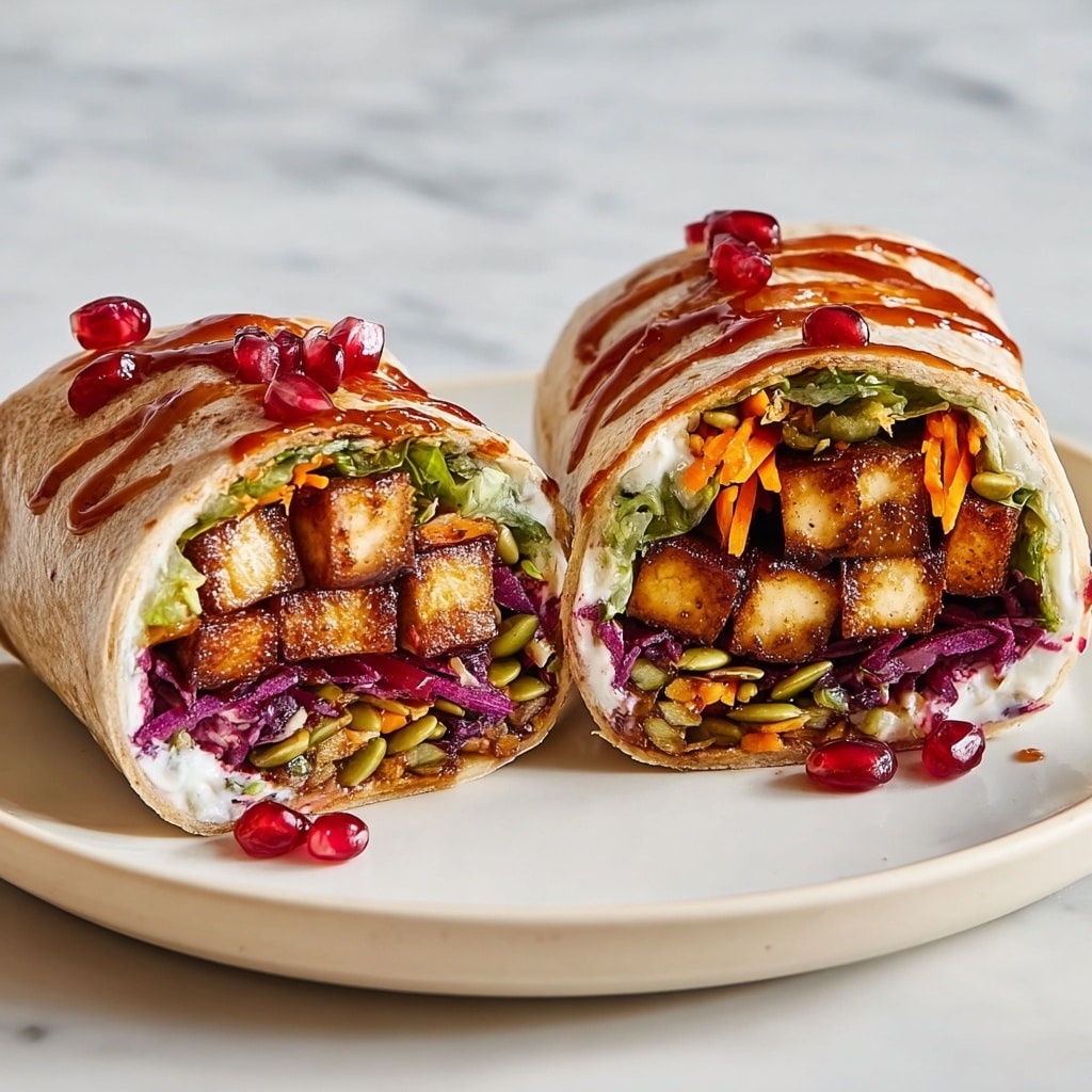 Sweet Chili Tofu Crunch Wrap Recipe - Recipe Image