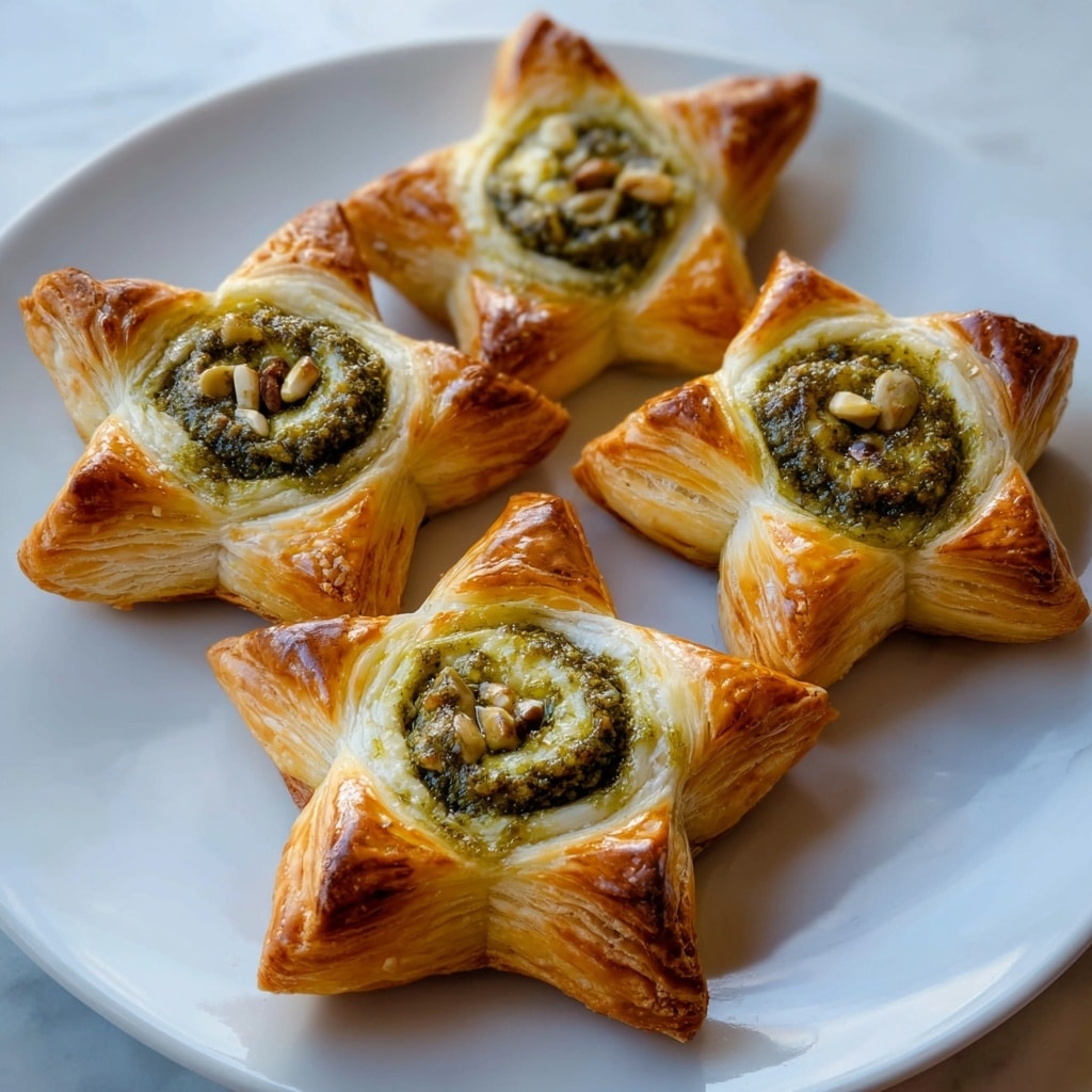 Star-Shaped Pesto Pinwheels Recipe - Recipe Image