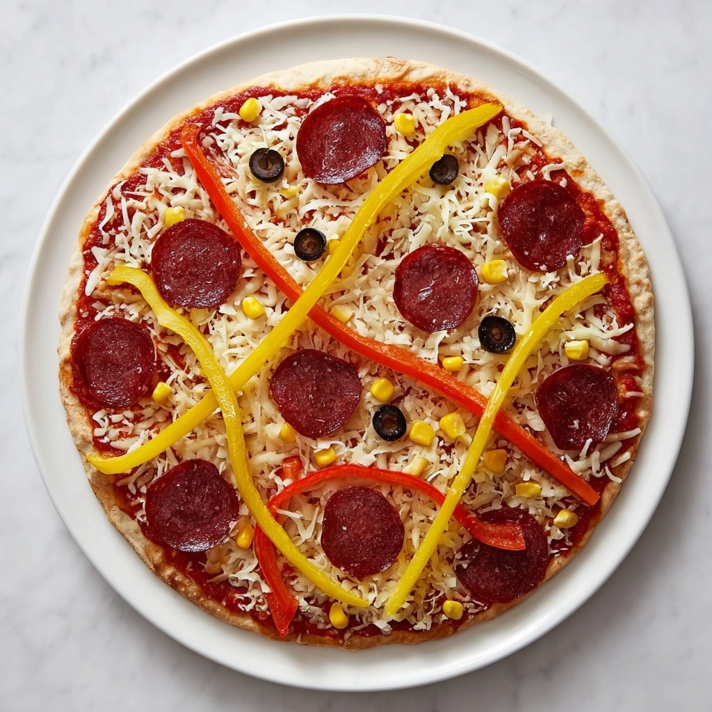 Basketball Court Pizza Recipe - Recipe Image