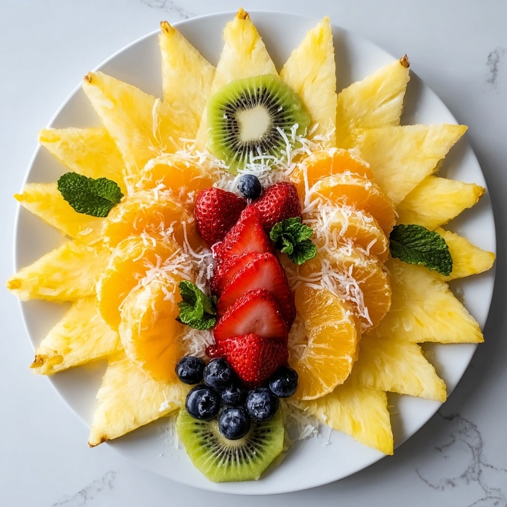 Tropical Pineapple Fruit Platter Recipe - Recipe Image