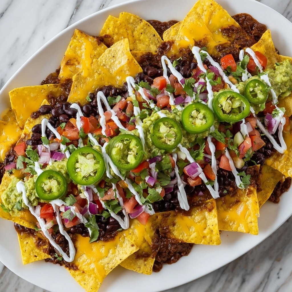 Football Field Nacho Platter Recipe - Recipe Image