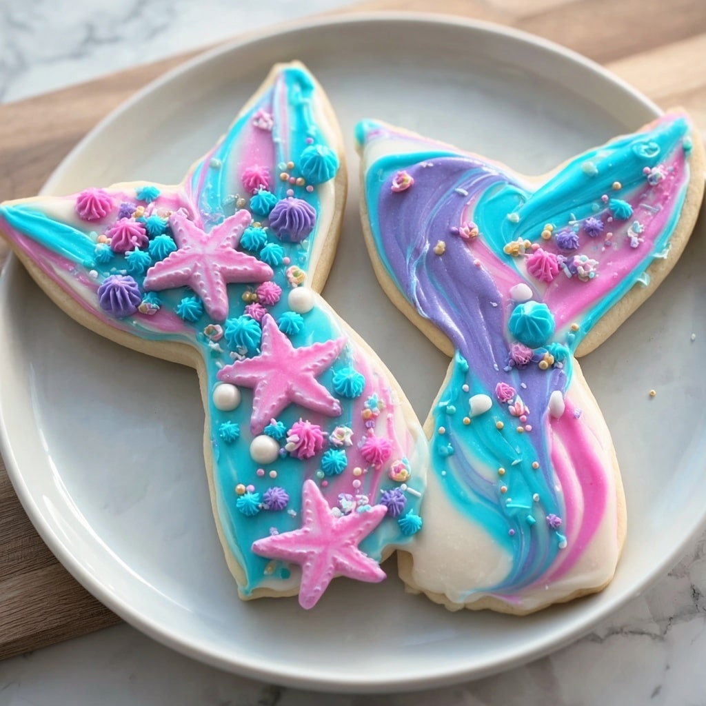 Mermaid Tail Under Sea Cookies Recipe - Recipe Image