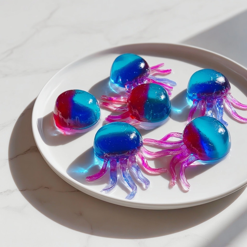 Jellyfish Candy Platter: A Fun and Colorful Underwater-Themed Treat Recipe - Recipe Image