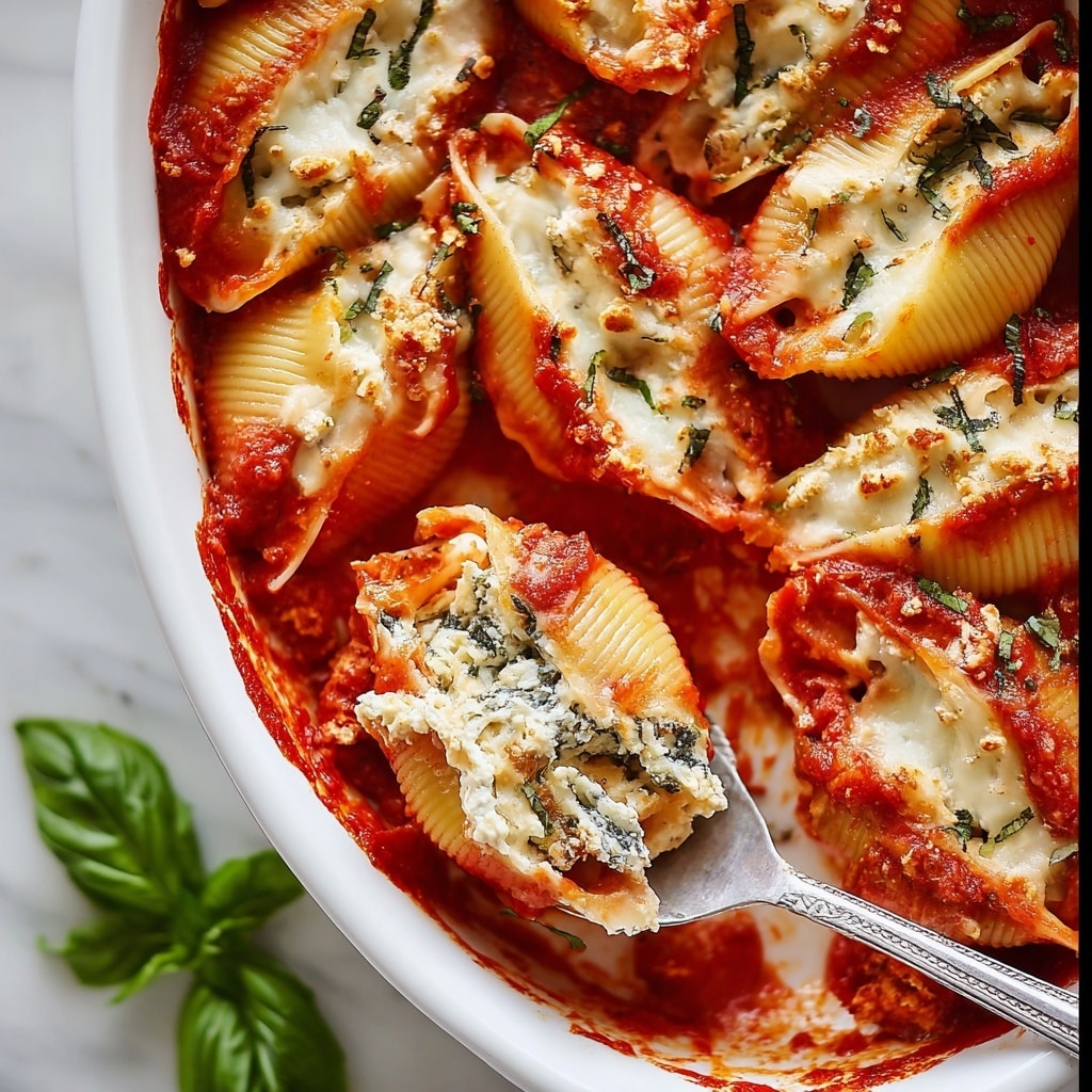 Pesto Chicken Stuffed Shells Recipe - Recipe Image