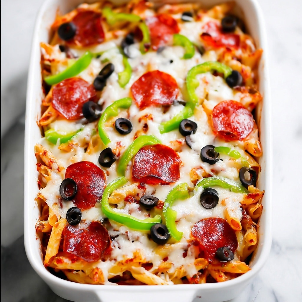 Supreme Pizza Casserole Recipe - Recipe Image