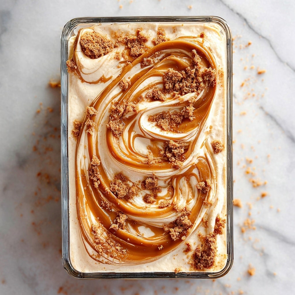 Homemade Biscoff Ice Cream Recipe - Recipe Image