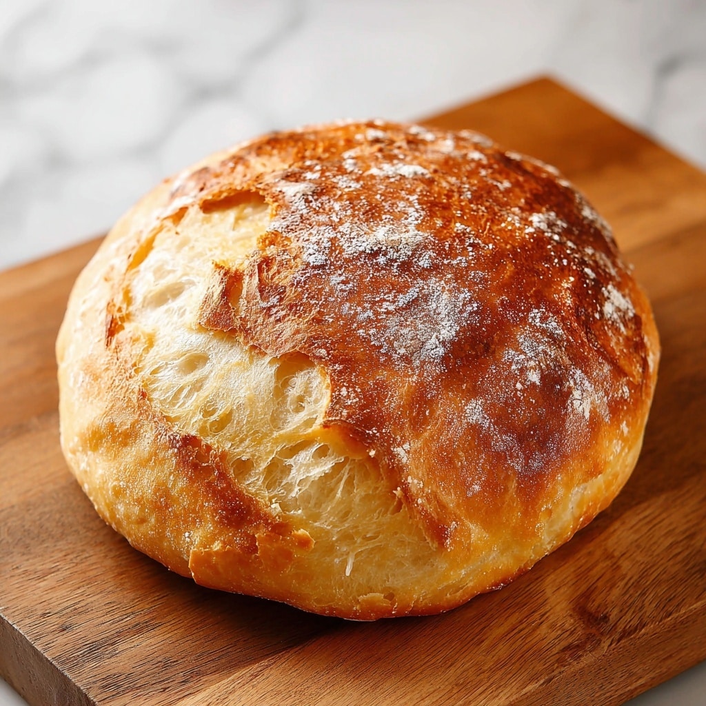 Easy No-Knead Artisan Bread Recipe - Recipe Image