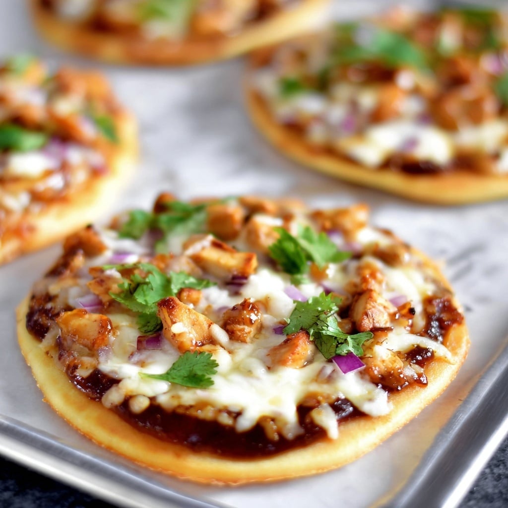 BBQ Chicken Flatbread Pizza Recipe - Recipe Image