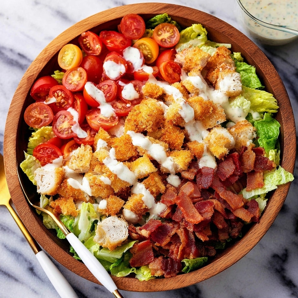 Crispy Chicken BLT Salad Recipe - Recipe Image