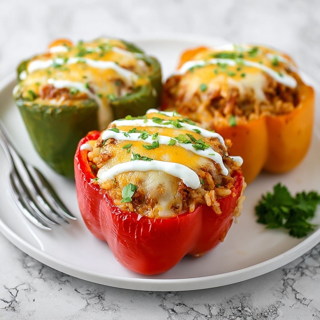 Crock Pot Stuffed Bell Peppers Recipe - Recipe Image