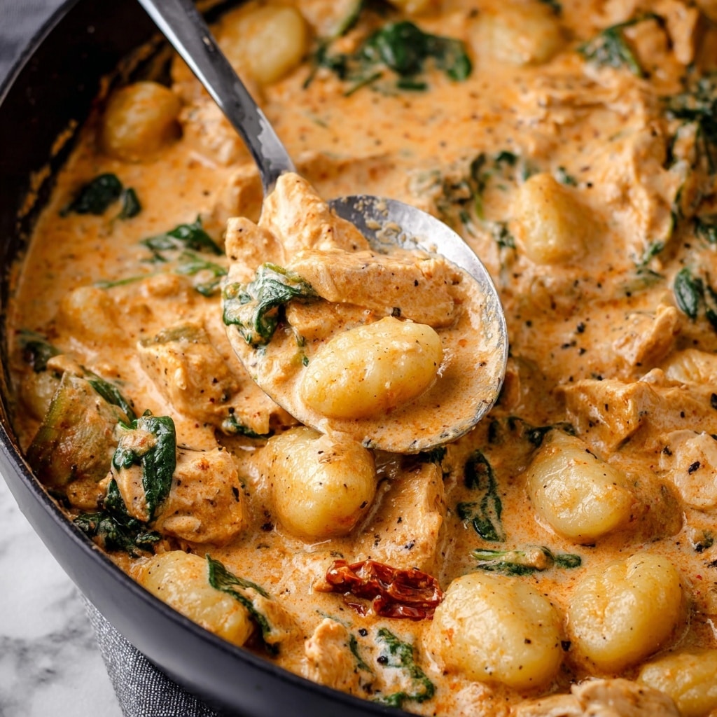 Creamy Chicken and Gnocchi Recipe - Recipe Image