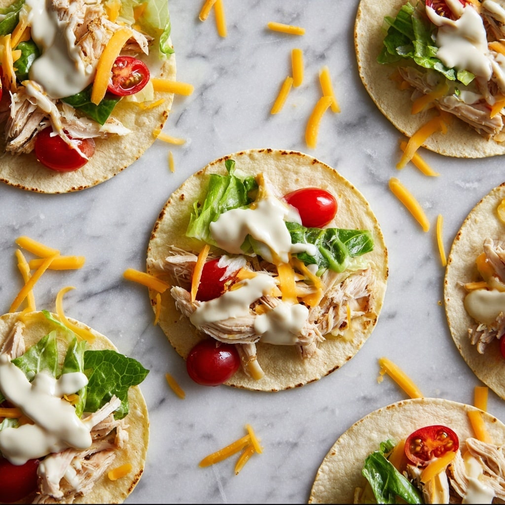 Slow Cooker Chicken Ranch Tacos Recipe - Recipe Image