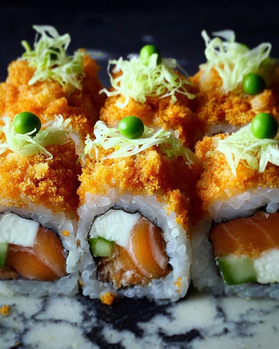 Crunchy Salmon Roll Recipe - Recipe Image