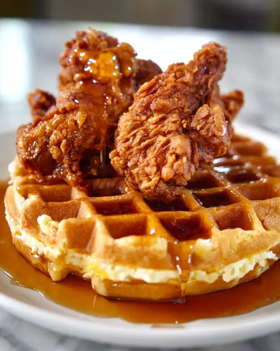 Southern Fried Chicken and Waffles Recipe - Recipe Image