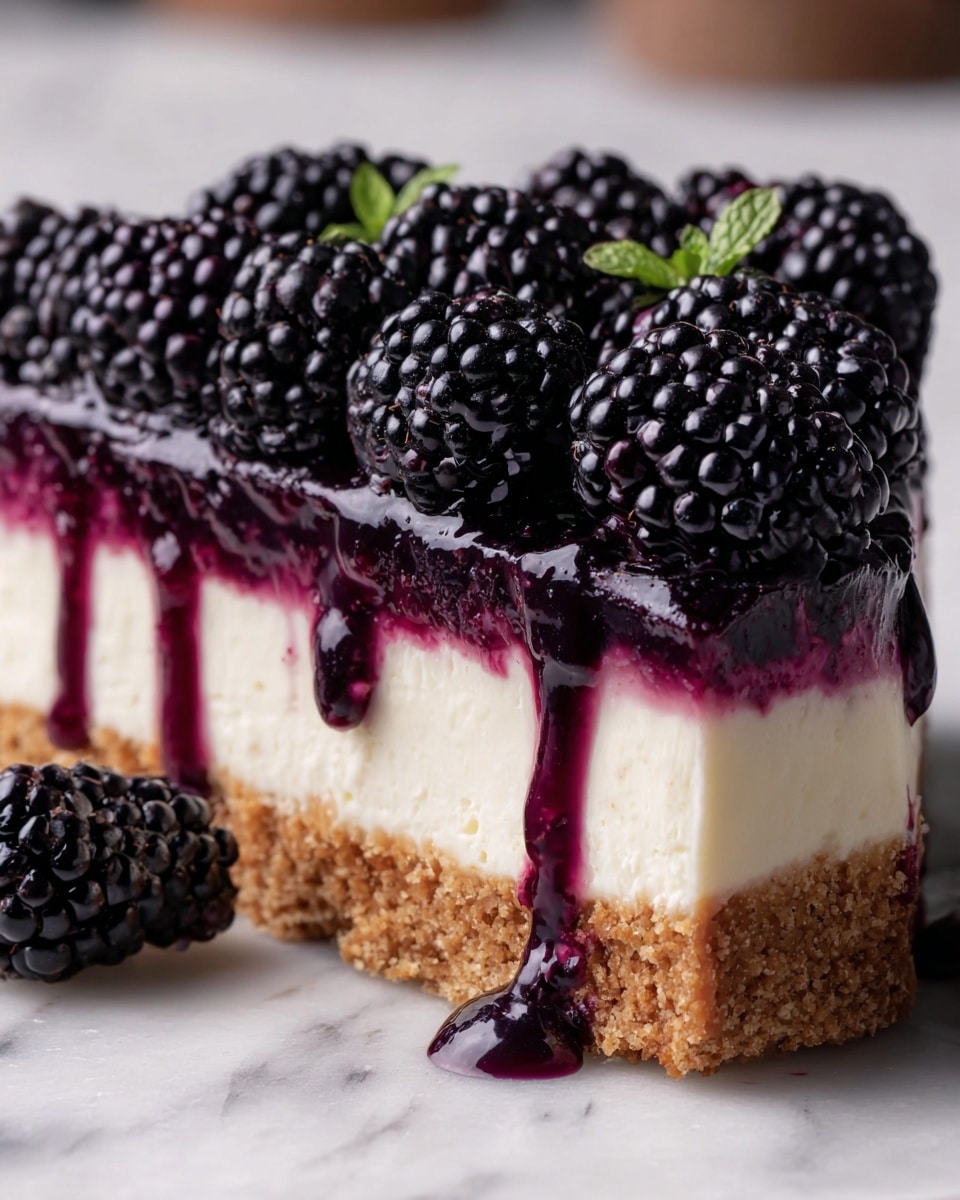 Blackberry Cheesecake Recipe - Recipe Image
