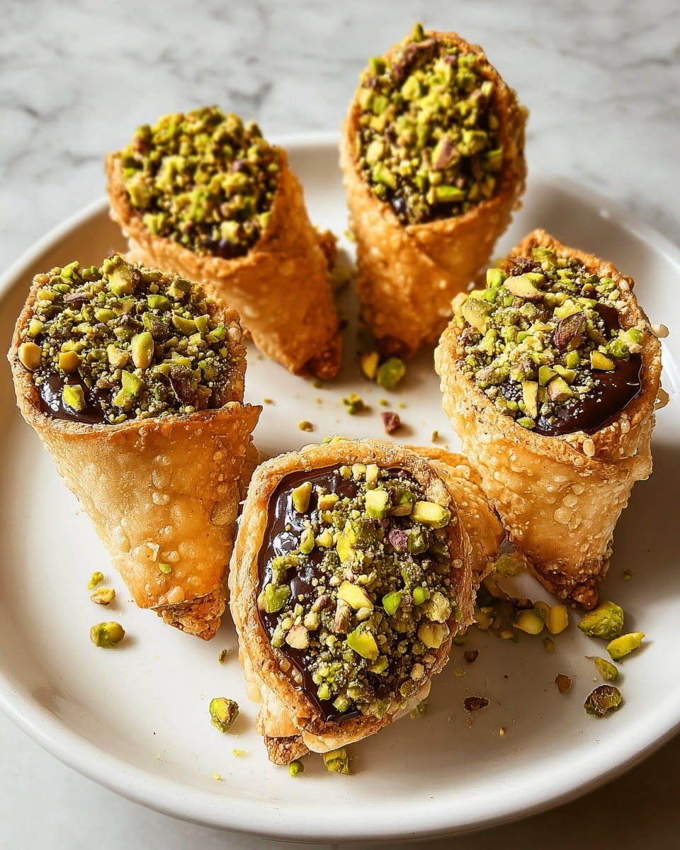 Pistachio Cannoli Recipe - Recipe Image