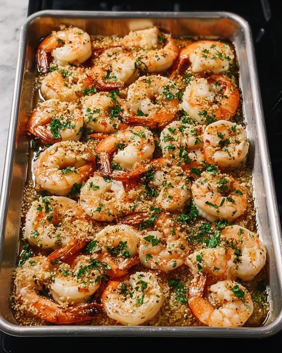 Baked Garlic Parmesan Shrimp Recipe - Recipe Image