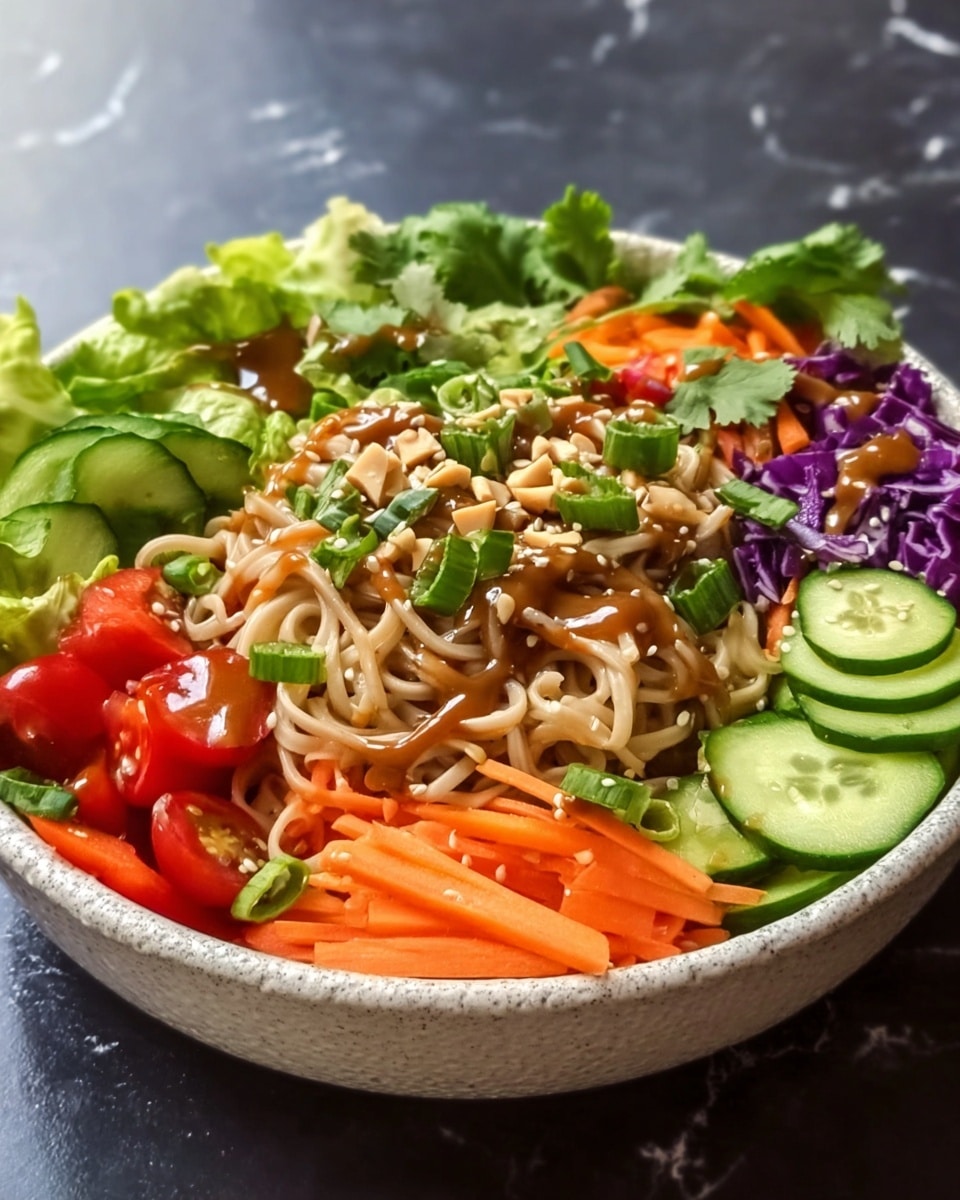 Crunchy Asian Ramen Noodle Salad Recipe - Recipe Image