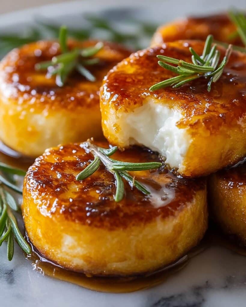 Fried Goat Cheese Balls with Spicy Sage Honey Recipe